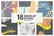 18 MODERN ART PATTERNS