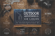 150 Outdoor Adventurers Logos