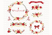 Christmas Floral Collection Set