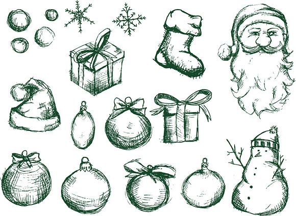 Vector Christmas Pack in Illustrations - product preview 4