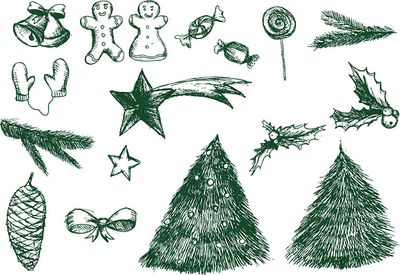 Vector Christmas Pack in Illustrations - product preview 5