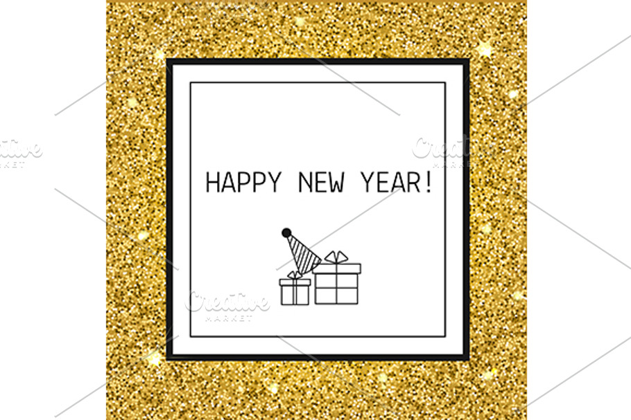 New year card, background. eps, jpg in Illustrations - product preview 8