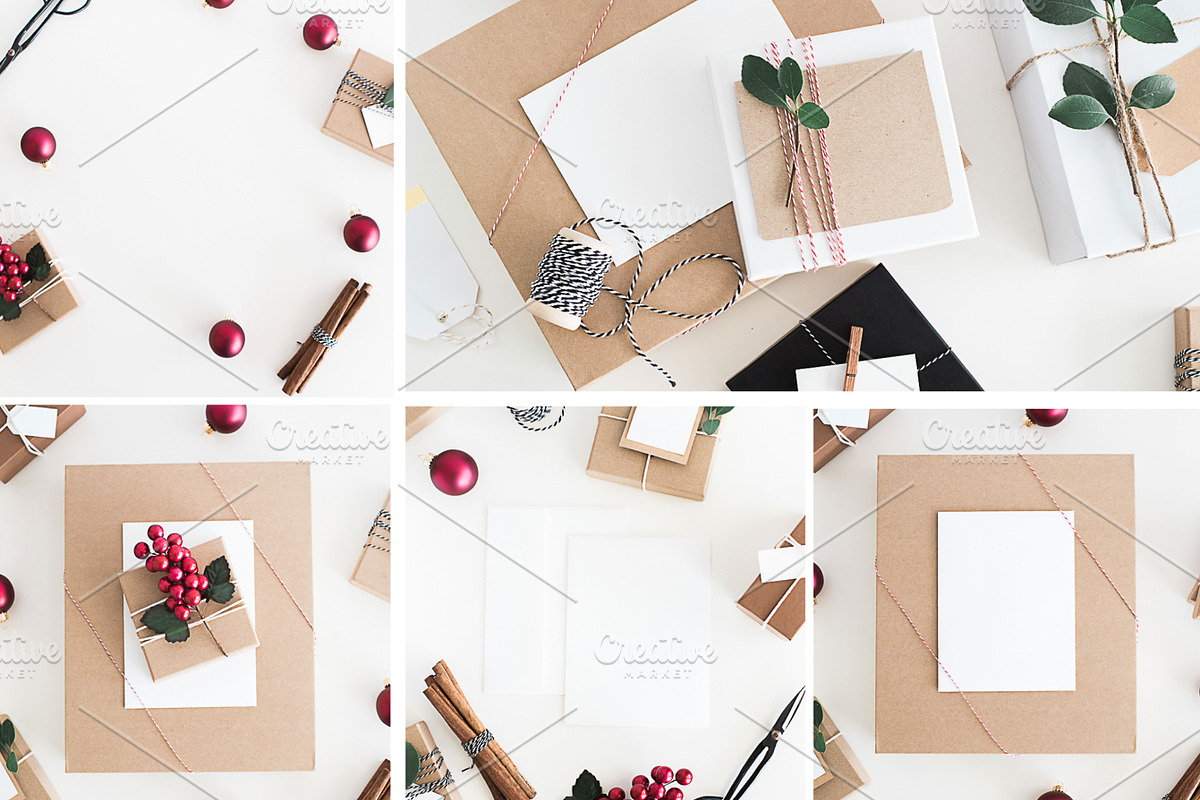 Festive Christmas Photos in Product Mockups - product preview 8
