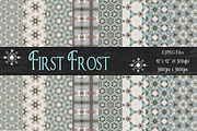 First Frost Background Patterns