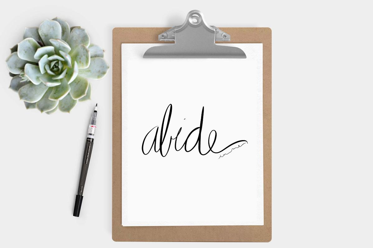 Abide in Me Print - (5x7, 8x10) in Illustrations - product preview 8
