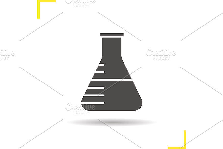 Chemistry lab beaker icon. Vector in Graphics - product preview 8