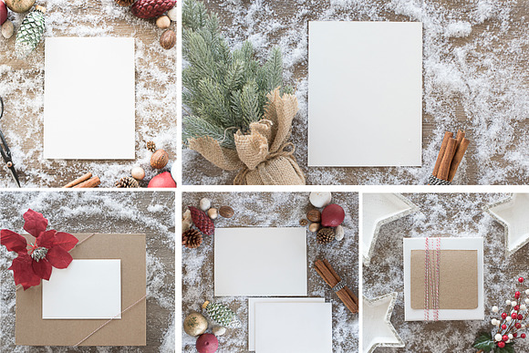 Rustic Christmas Photos in Mockup Templates - product preview 3