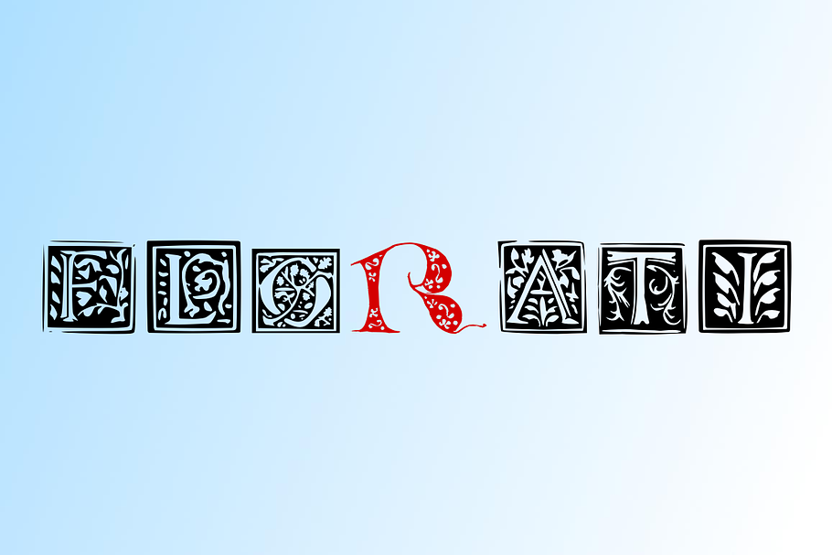 Florati in Display Fonts - product preview 8