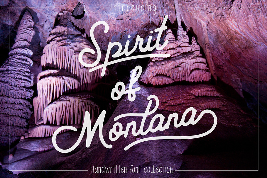 Spirit of Montana  in Script Fonts - product preview 8