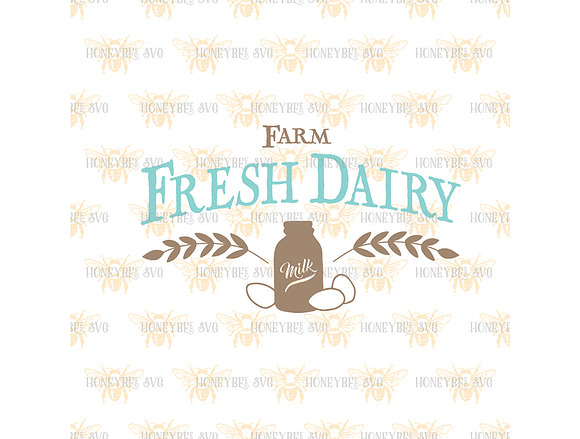 Farm Fresh Dairy in Illustrations - product preview 1