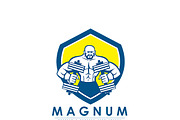 Magnum Protein Supplement Logo