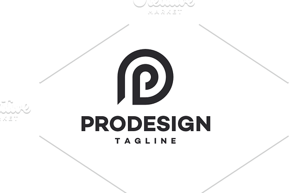 Pro Design - Letter P Logo in Logo Templates - product preview 4