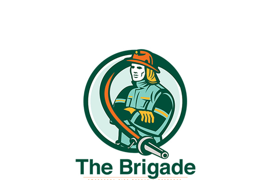 Brigade Emergency Fire Rescue Logo in Logo Templates - product preview 8
