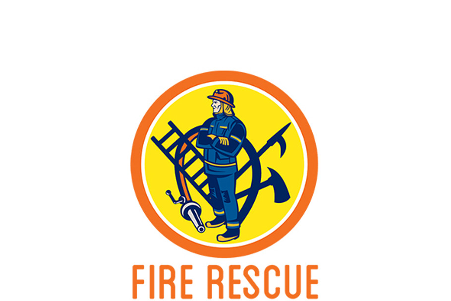 Fire Rescue Logo in Logo Templates - product preview 8