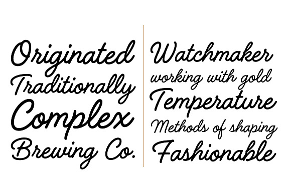 Handelson Three in Script Fonts - product preview 2