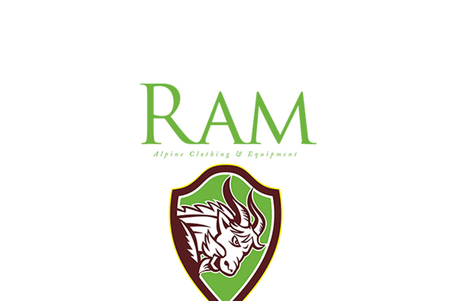 Ram Alpine Clothing Logo Creative Logo Templates Creative Market
