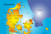 Denmark map