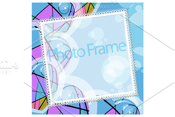 Vector photo frame in Illustrations - product preview 1
