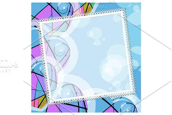 Vector photo frame in Illustrations - product preview 2