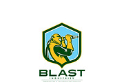 Blast Industries Sandblasting Logo