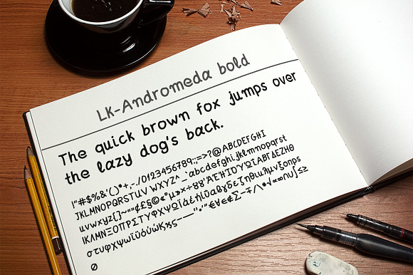 Andromeda Hand Drawn Font in Display Fonts - product preview 1
