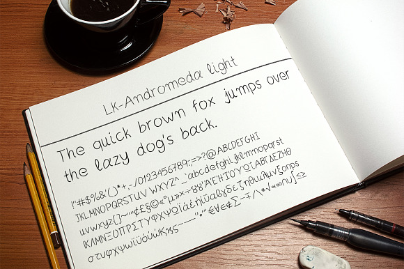 Andromeda Hand Drawn Font in Display Fonts - product preview 2