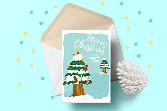 Christmas Cards in Card Templates - product preview 2