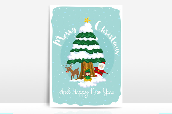 Christmas Cards in Card Templates - product preview 4