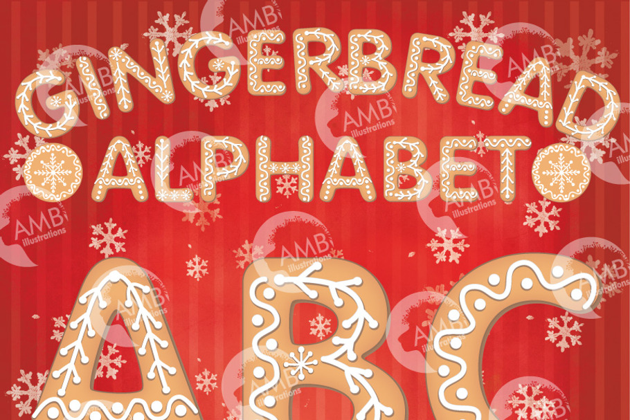 Gingerbread Alphabet, 1491 in Illustrations - product preview 8