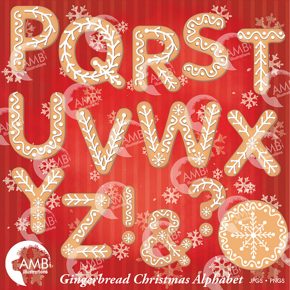 Gingerbread Alphabet, 1491 in Illustrations - product preview 2