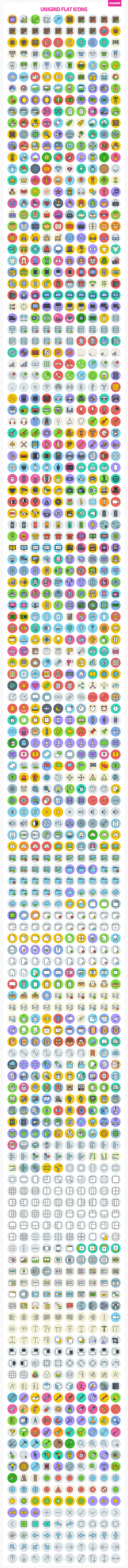 3000 Unigrid Flat icons in Military Icons - product preview 2