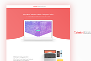 Talented - HTML Template with Sketch