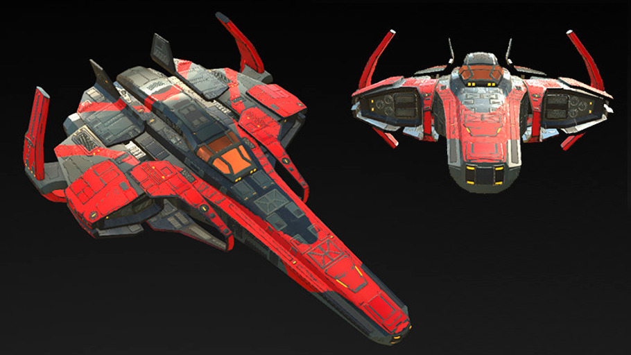 Spaceship Fighter in Vehicles - product preview 3