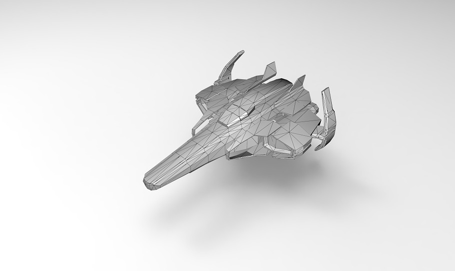Spaceship Fighter in Vehicles - product preview 5