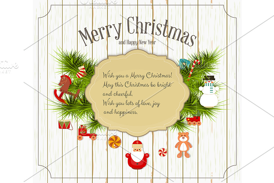 Christmas card in Illustrations - product preview 8
