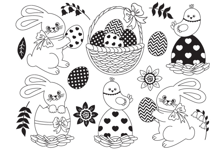 Vector Easter Set in Illustrations - product preview 8