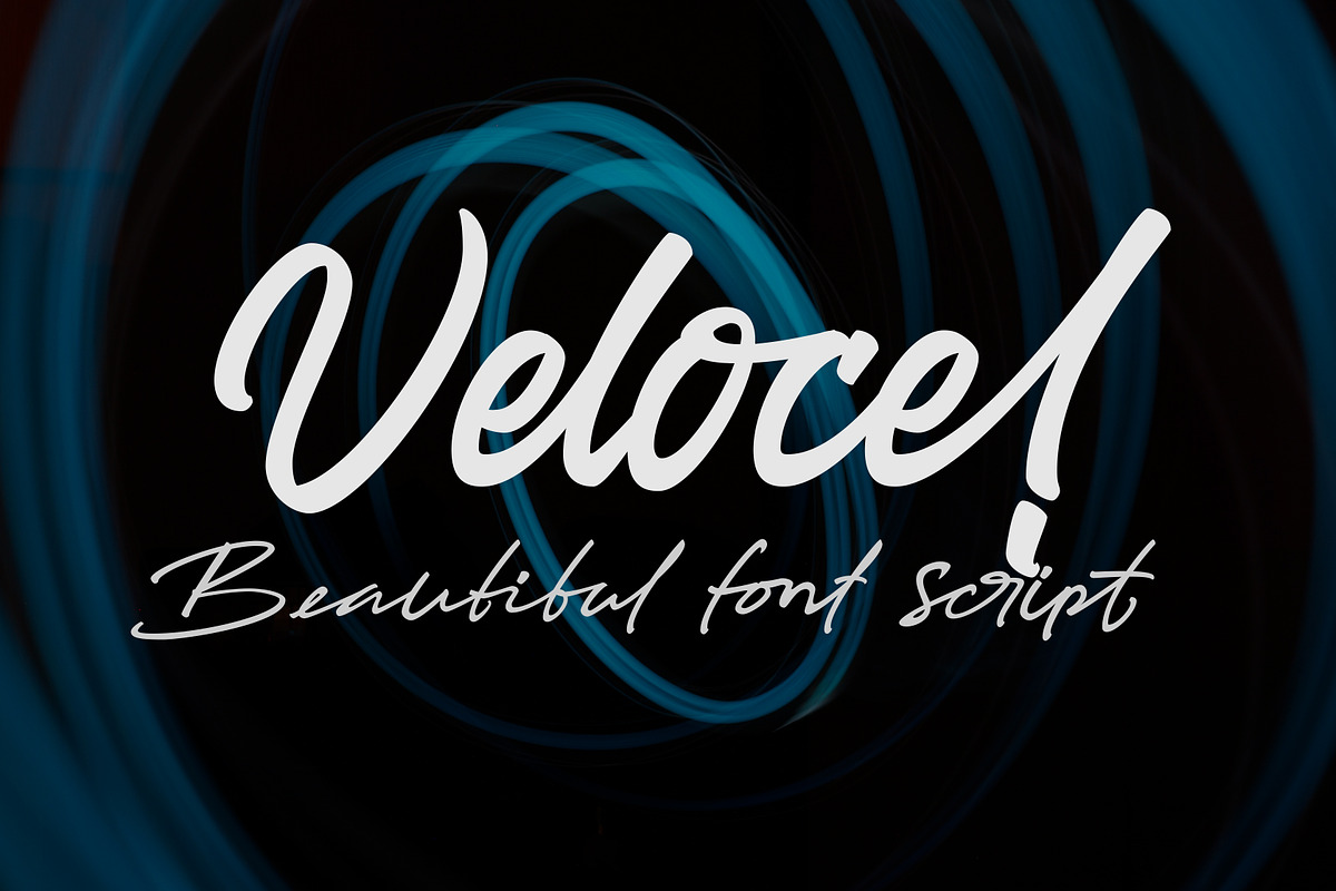 Veloce  in Script Fonts - product preview 8
