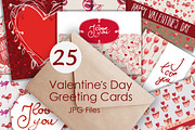 25 Valentines Day Greeting Card