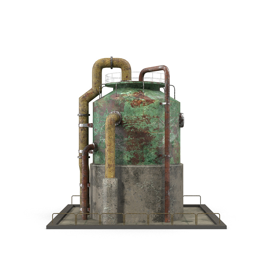 Rusty Industrial Tank in Architecture - product preview 1