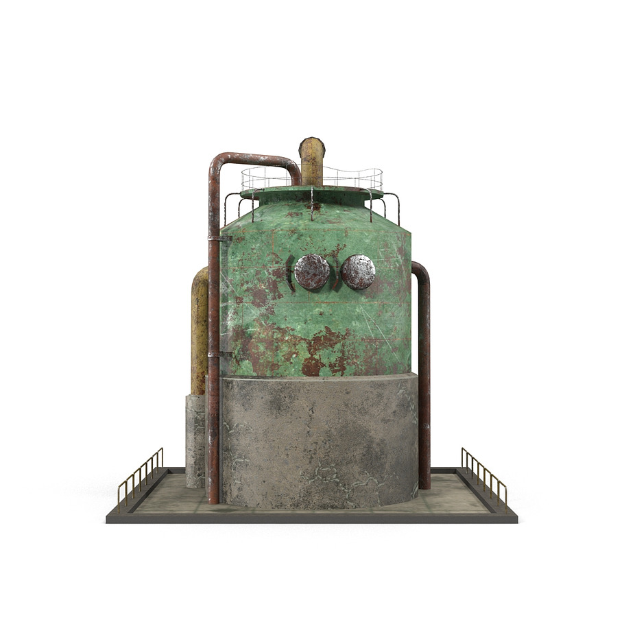 Rusty Industrial Tank in Architecture - product preview 2