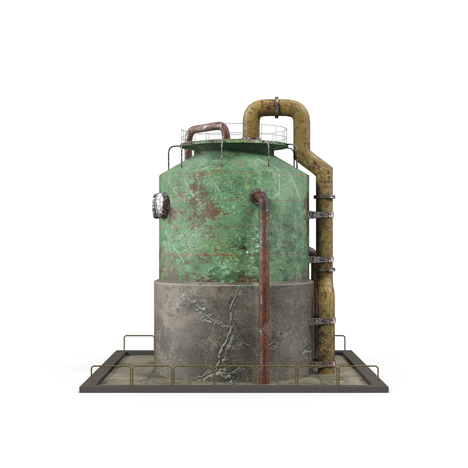 Rusty Industrial Tank in Architecture - product preview 3