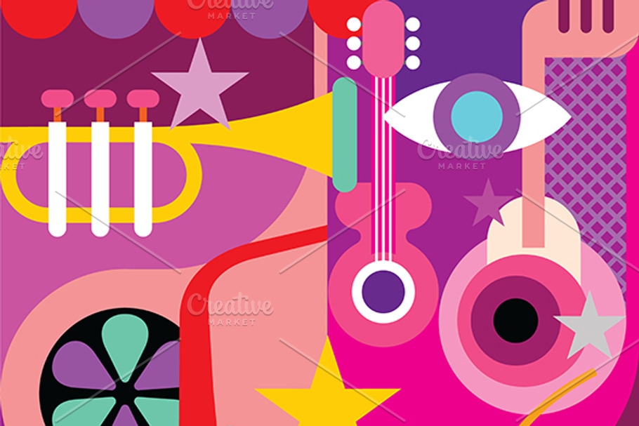 Music illustration in Illustrations - product preview 8