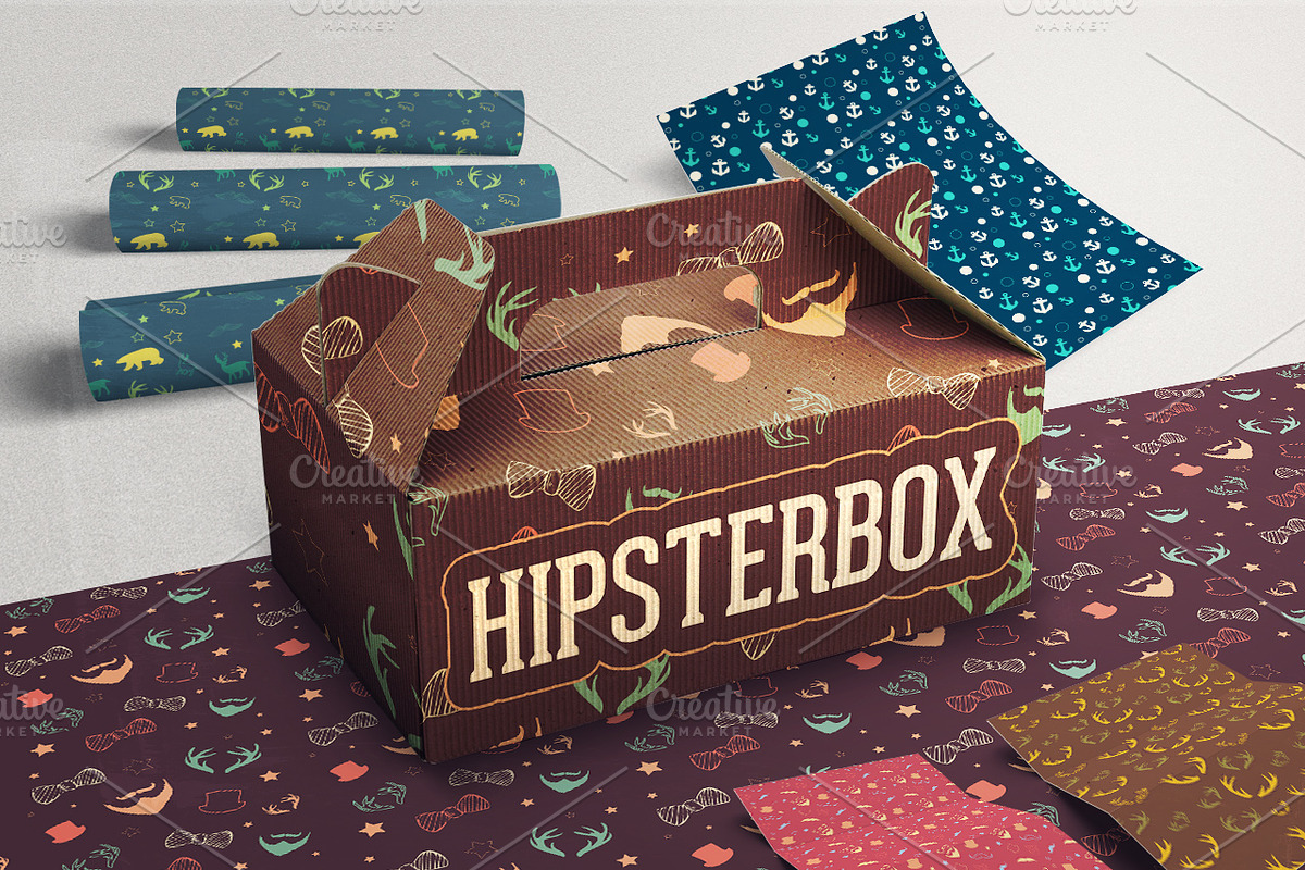 HipsterBox in Illustrations - product preview 8