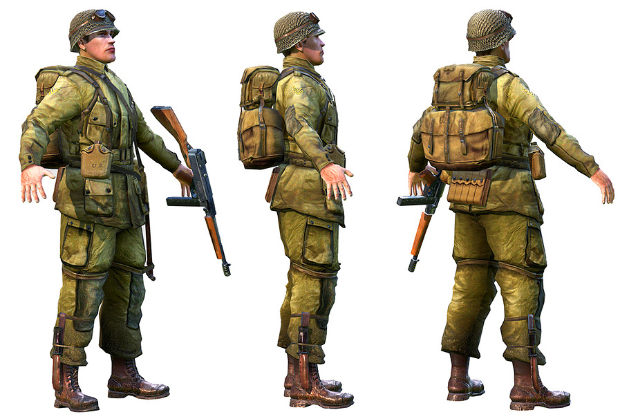 WWII American Soldier in People - product preview 3