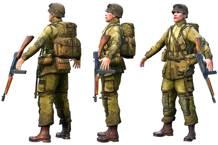 WWII American Soldier in People - product preview 4