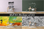 Wall Mockup - Sticker Mockup Vol 113