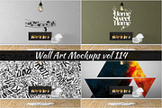 Wall Mockup - Sticker Mockup Vol 114