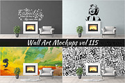 Wall Mockup - Sticker Mockup Vol 115