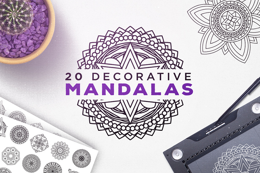 20 Decorative Mandalas