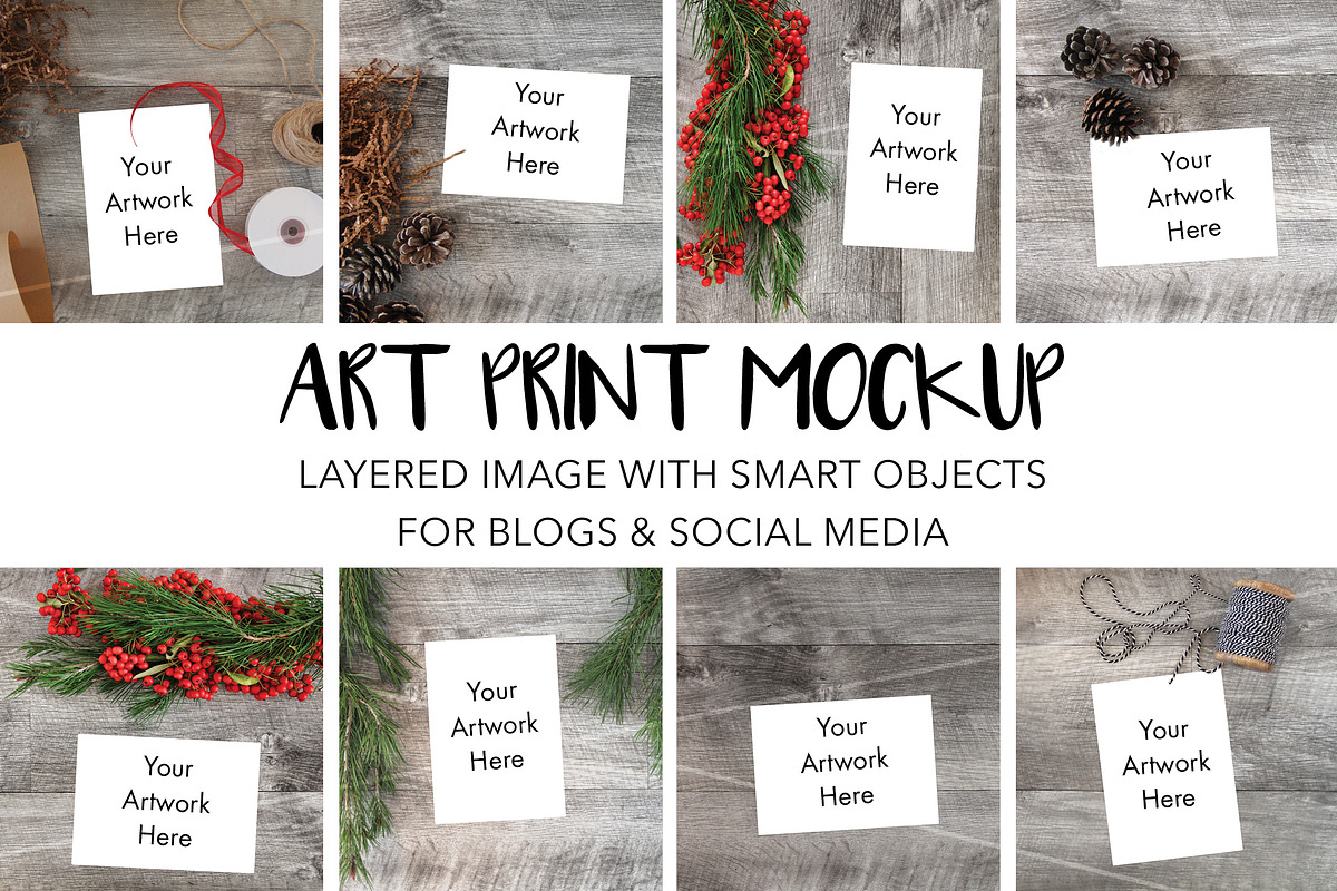 Art Print Mockups w/Smart Objects in Print Mockups - product preview 8